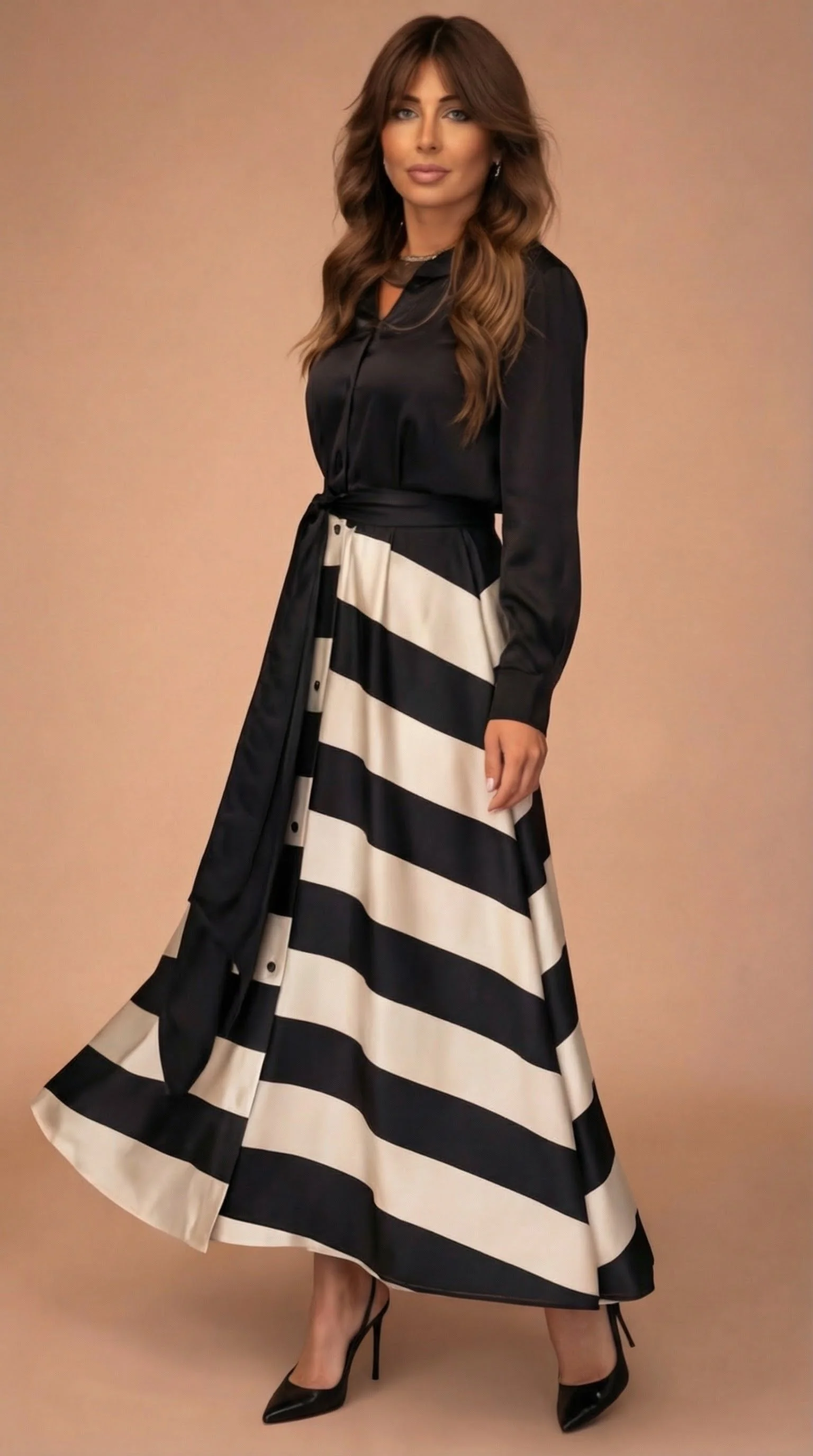 Mila™ - Gestreiftes Maxikleid - Image 6