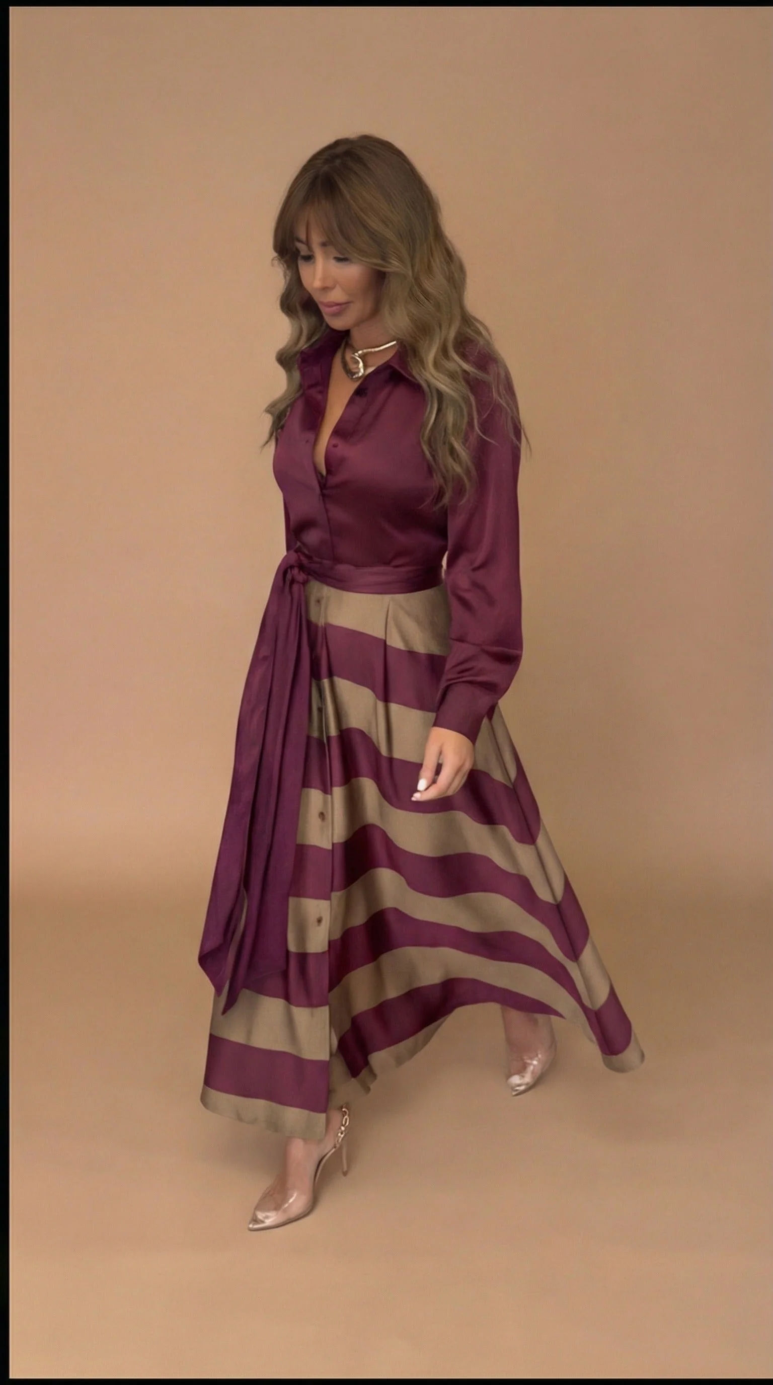 Mila™ - Gestreiftes Maxikleid - Image 8