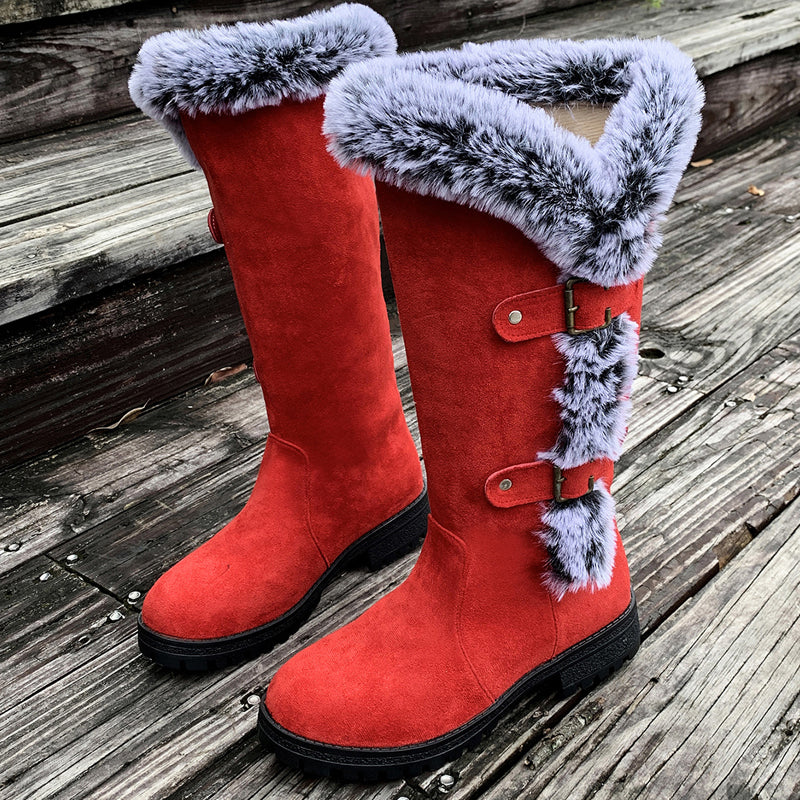 Molly™ - Gemütliche Dicke Winterstiefel mit Mittlerem Schaft - Image 13