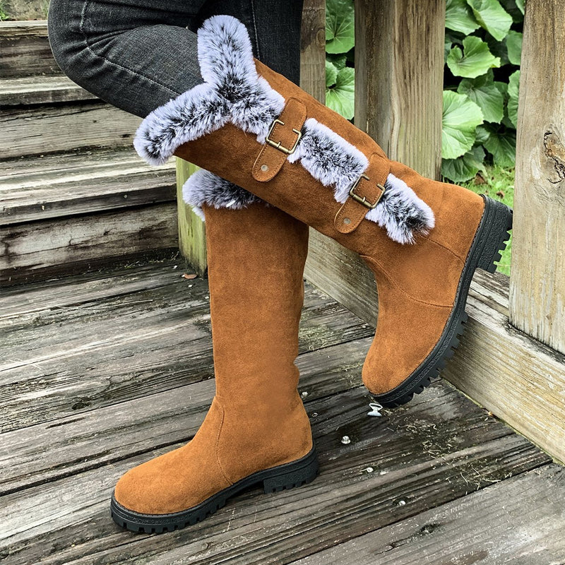 Molly™ - Gemütliche Dicke Winterstiefel mit Mittlerem Schaft - Image 4