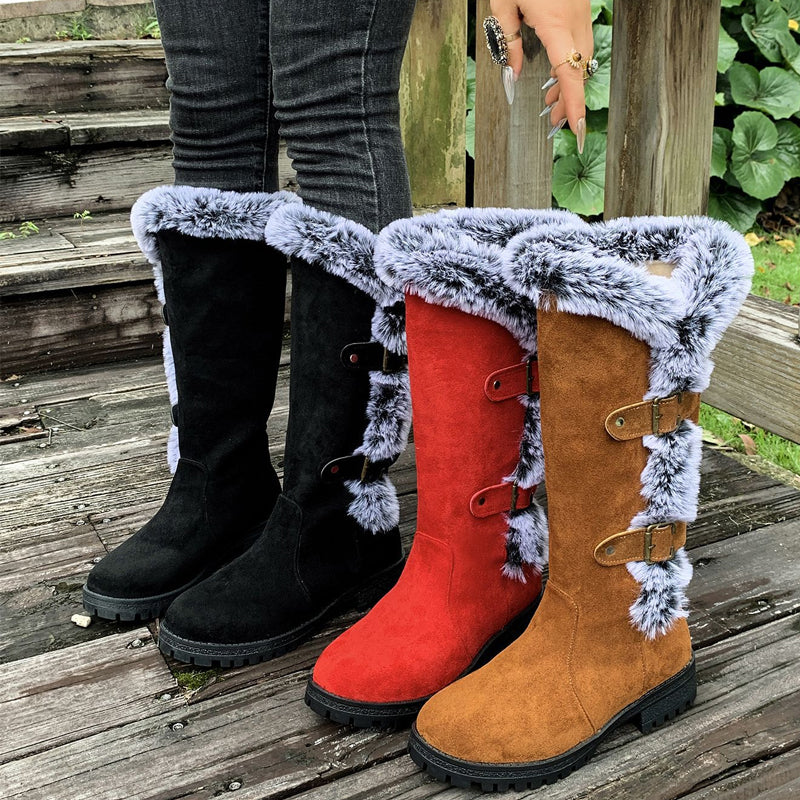Molly™ - Gemütliche Dicke Winterstiefel mit Mittlerem Schaft - Image 6
