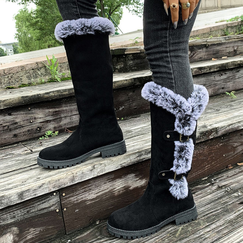 Molly™ - Gemütliche Dicke Winterstiefel mit Mittlerem Schaft - Image 9