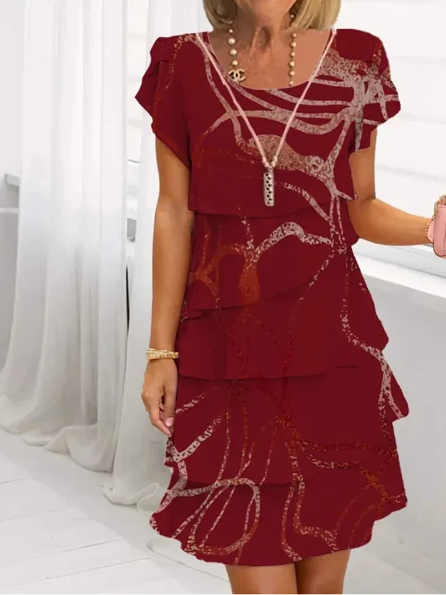 Monica™ - Elegantes Komfort-Rüschkleid