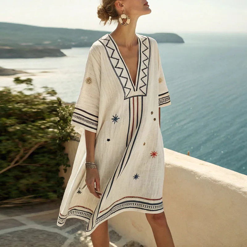 Naomi™ - Elegantes und vielseitiges Strandkleid für Sommertage
