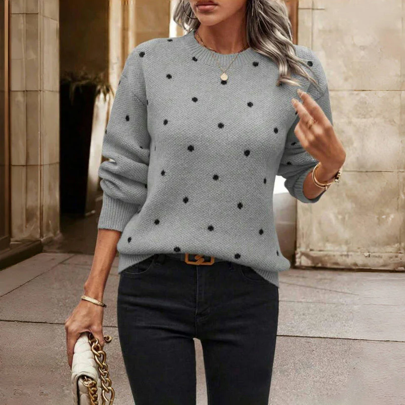 Nena™ – Gestrickter Pullover mit Punkten - Image 3