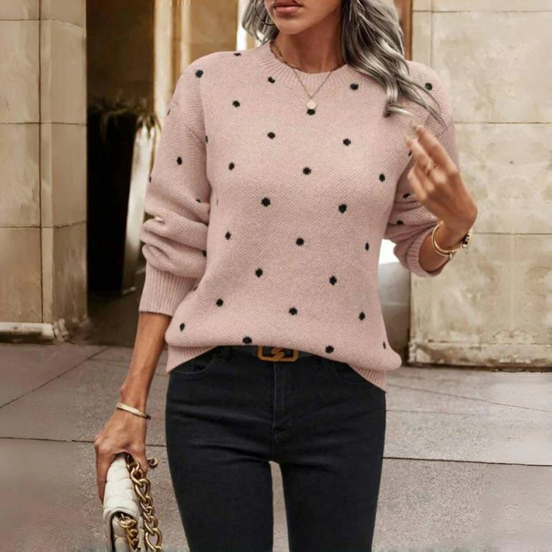 Nena™ – Gestrickter Pullover mit Punkten - Image 4