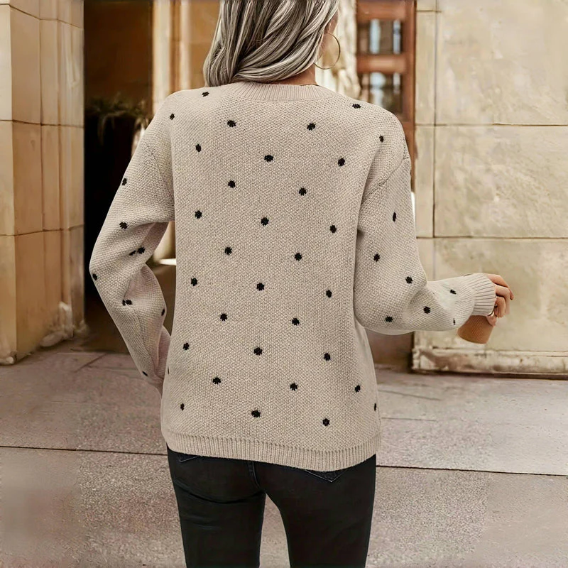 Nena™ – Gestrickter Pullover mit Punkten - Image 8