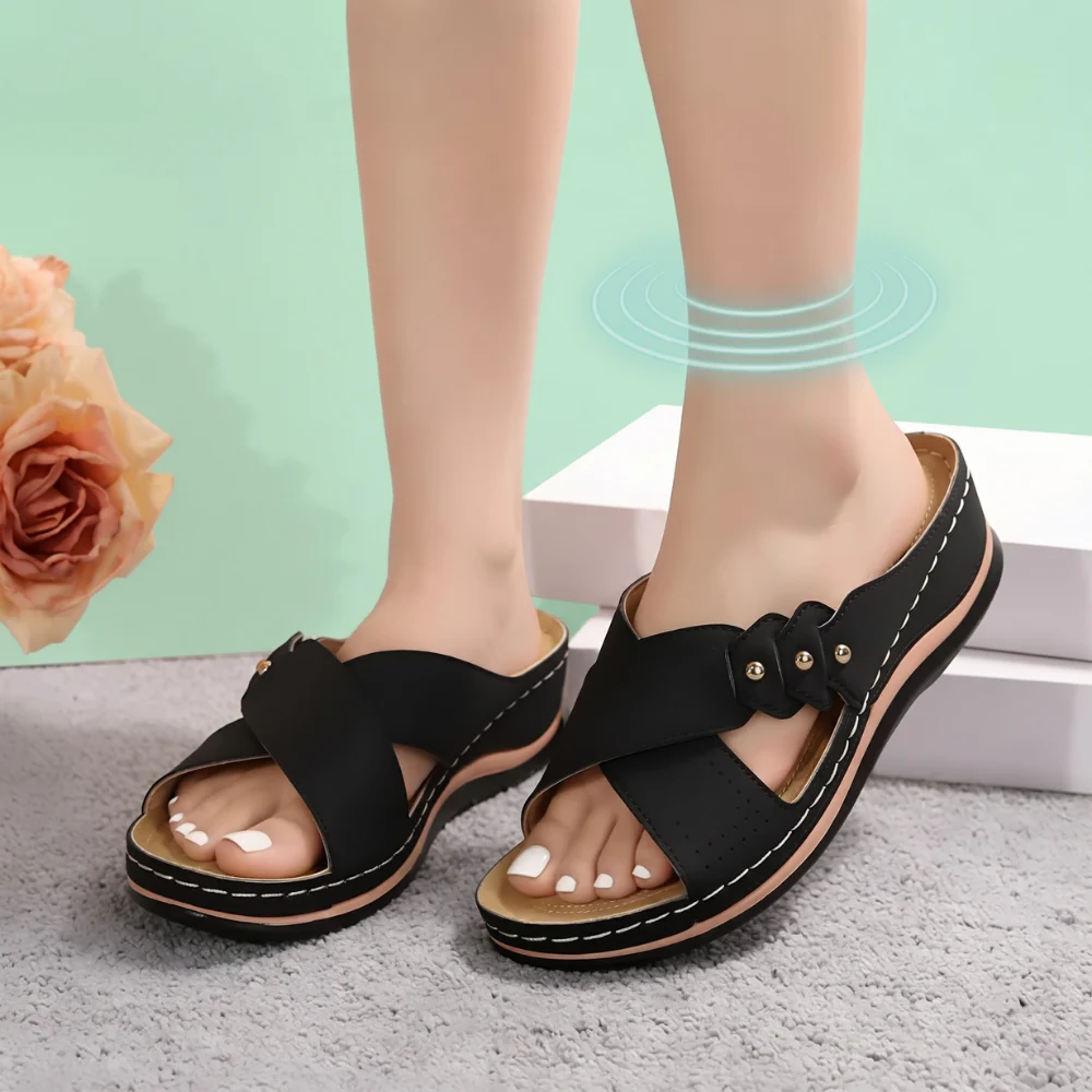 Nerila™ – Atmungsaktive orthopädische Keilsandalen mit hohem Tragekomfort - Image 8