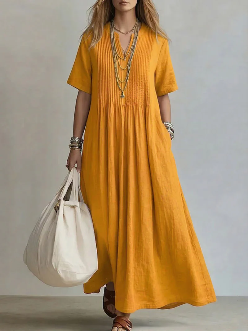 Nerya™ - Plissiertes Kleid - Image 4