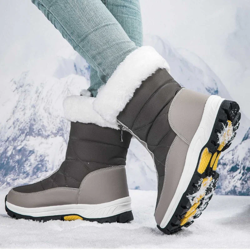Nicolle™ - Warme Wasserdichte Winterstiefel für Damen | Rutschfest mit Reißverschluss - Image 2