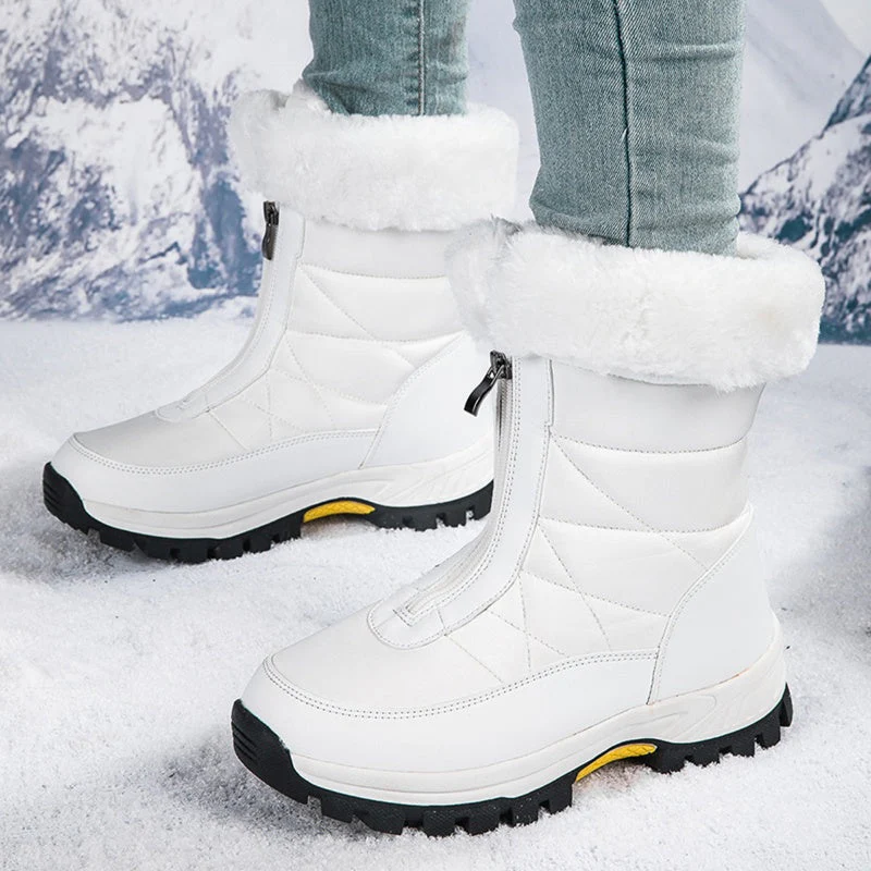 Nicolle™ - Warme Wasserdichte Winterstiefel für Damen | Rutschfest mit Reißverschluss - Image 4