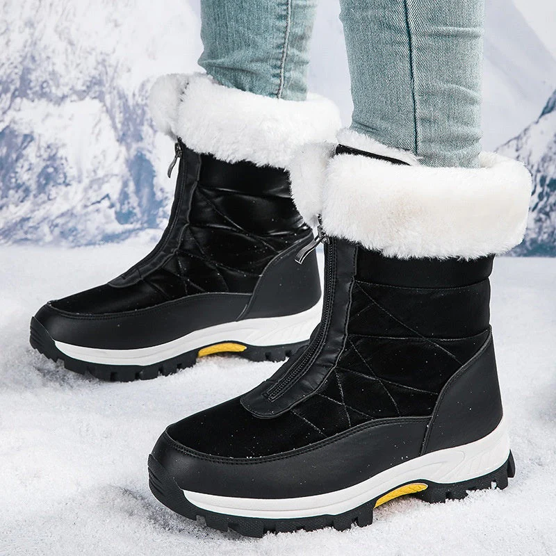 Nicolle™ - Warme Wasserdichte Winterstiefel für Damen | Rutschfest mit Reißverschluss - Image 9