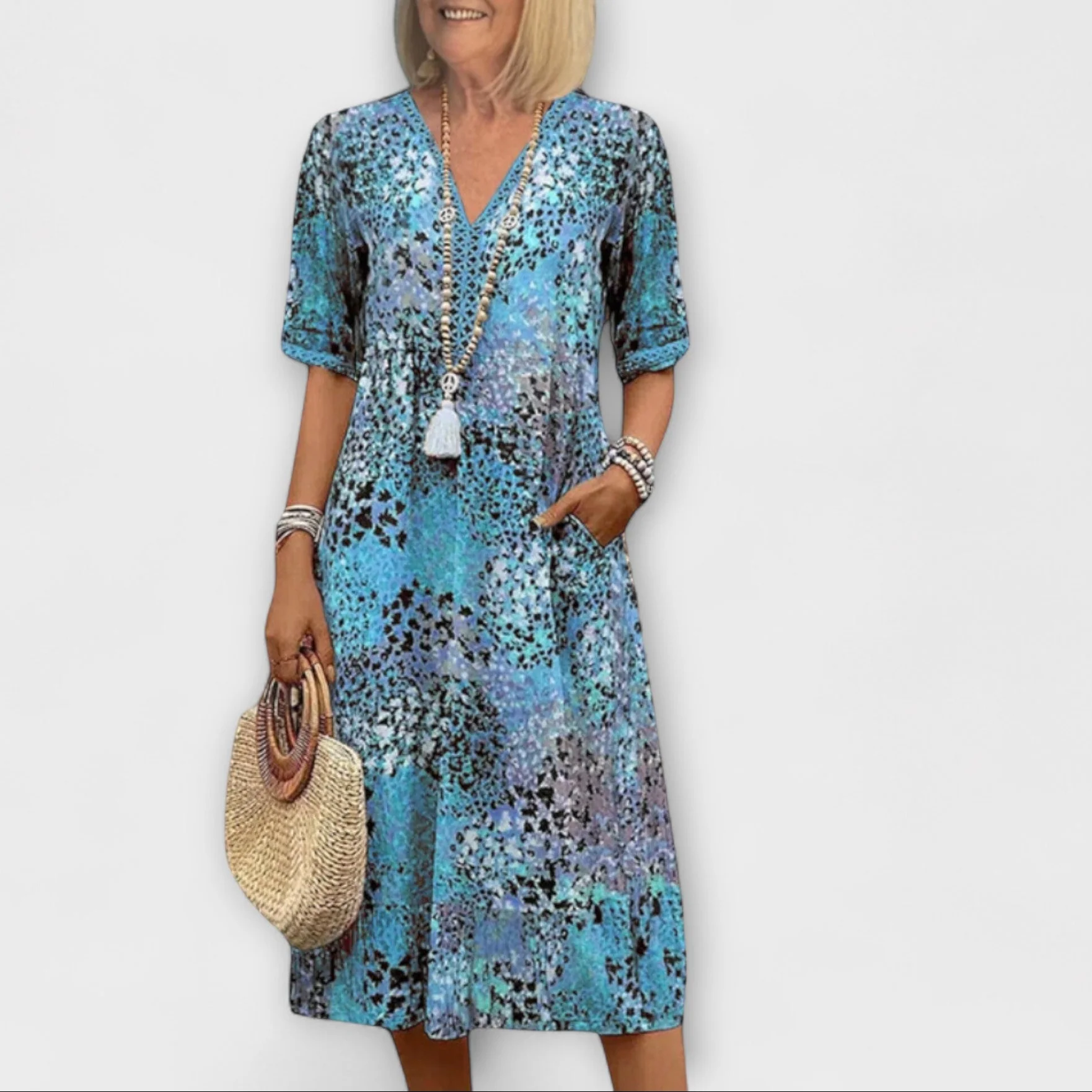 Noa™ - Blumenprint Kleid - Image 4