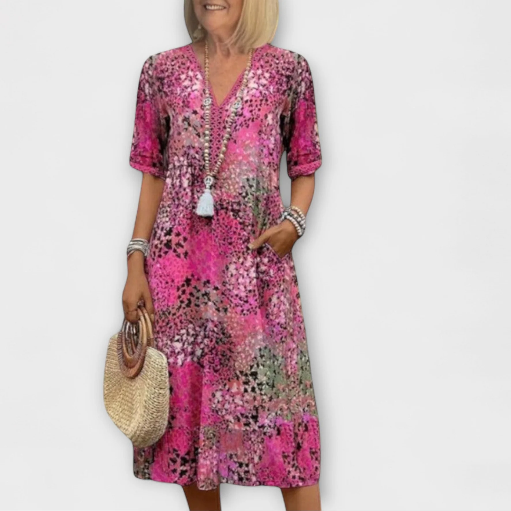 Noa™ - Blumenprint Kleid - Image 5
