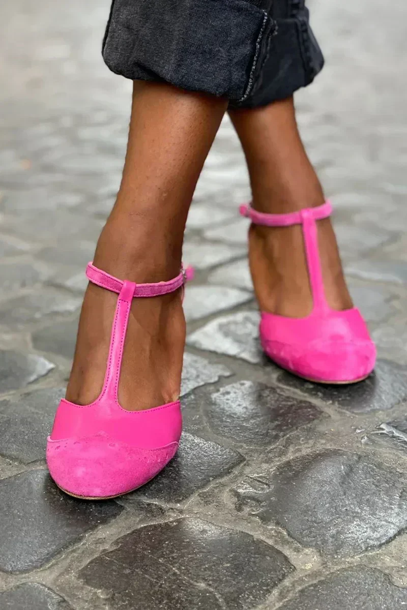 Noor™ - T-Bar Absatzschuhe