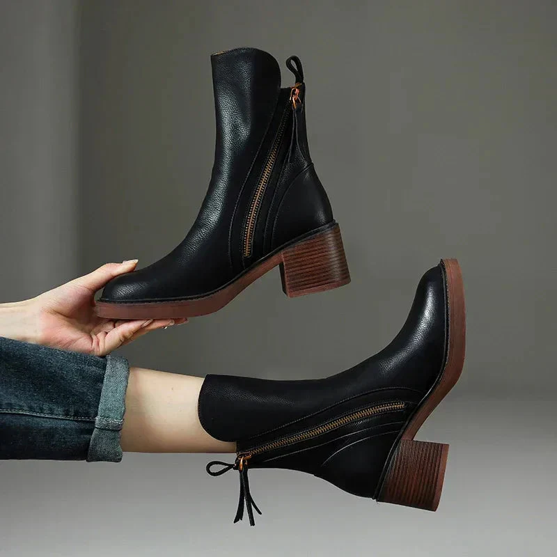 Novessa™ - Elegante und Bequeme Stiefel mit Absatz