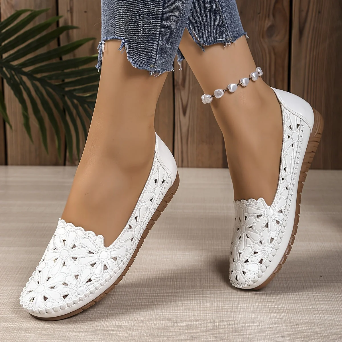 OrthoChic™ - Moderne Orthopädische Schuhe mit Stilvollem Ausgeschnittenem Muster - Image 4