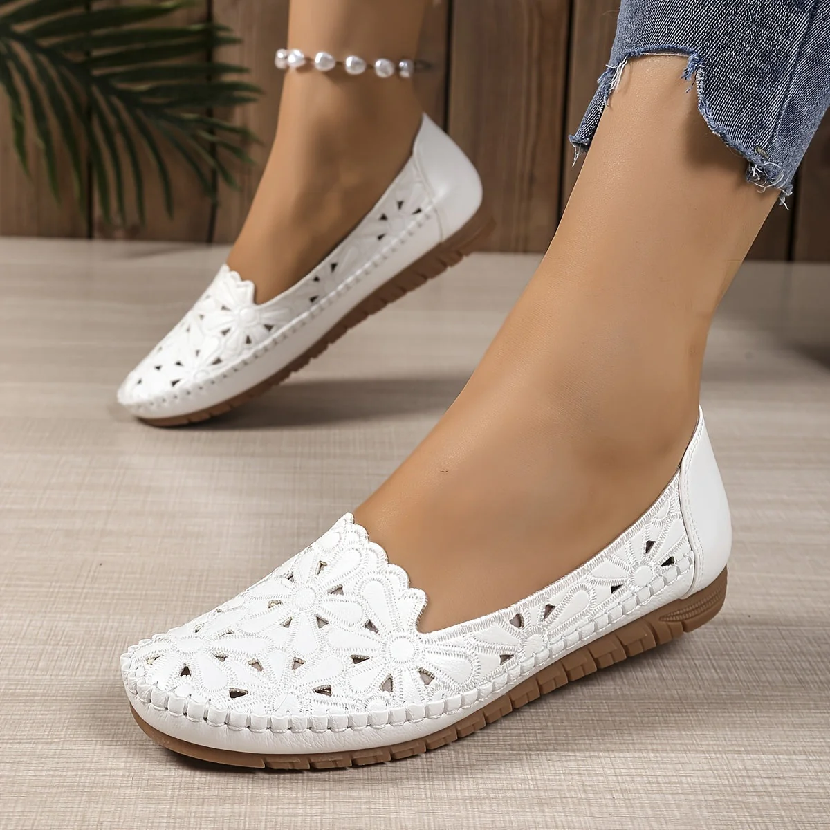 OrthoChic™ - Moderne Orthopädische Schuhe mit Stilvollem Ausgeschnittenem Muster - Image 6