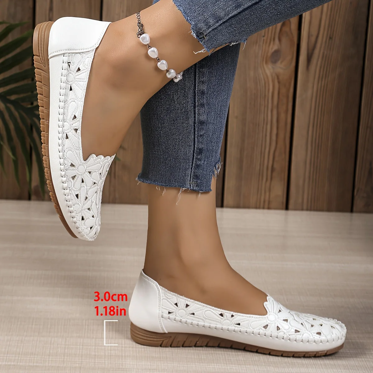OrthoChic™ - Moderne Orthopädische Schuhe mit Stilvollem Ausgeschnittenem Muster - Image 7