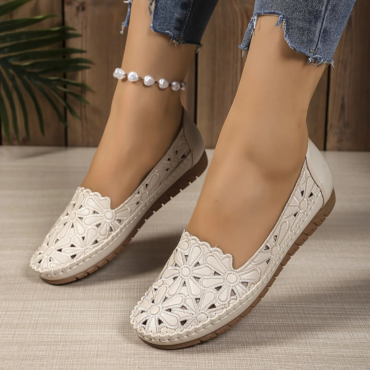 OrthoChic™ - Moderne Orthopädische Schuhe mit Stilvollem Ausgeschnittenem Muster - Image 8