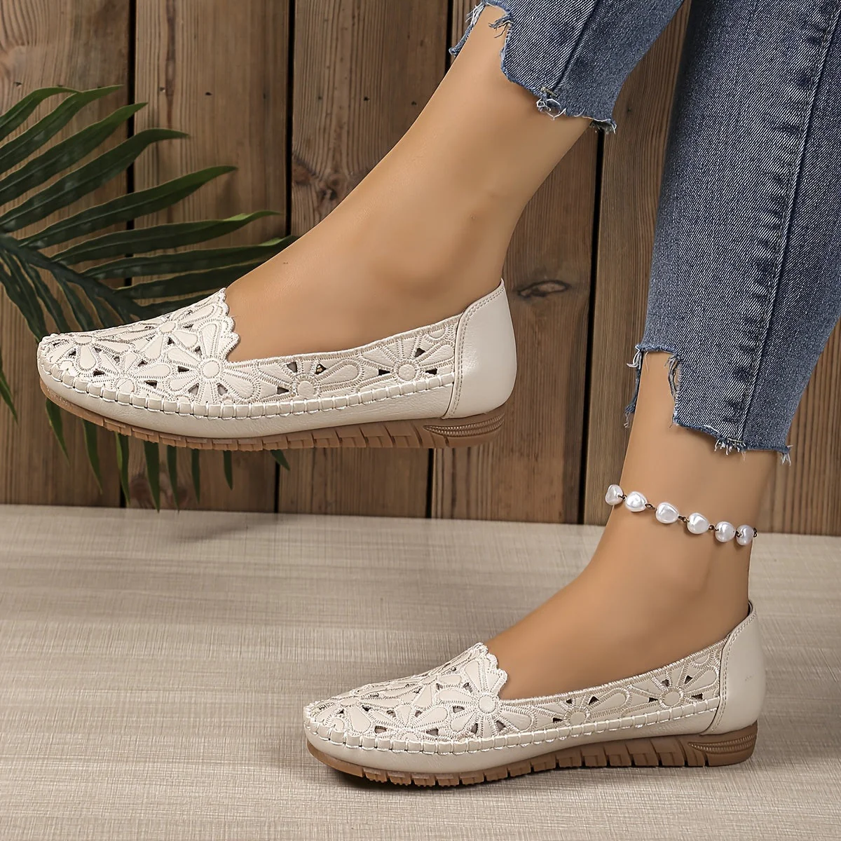 OrthoChic™ - Moderne Orthopädische Schuhe mit Stilvollem Ausgeschnittenem Muster - Image 9