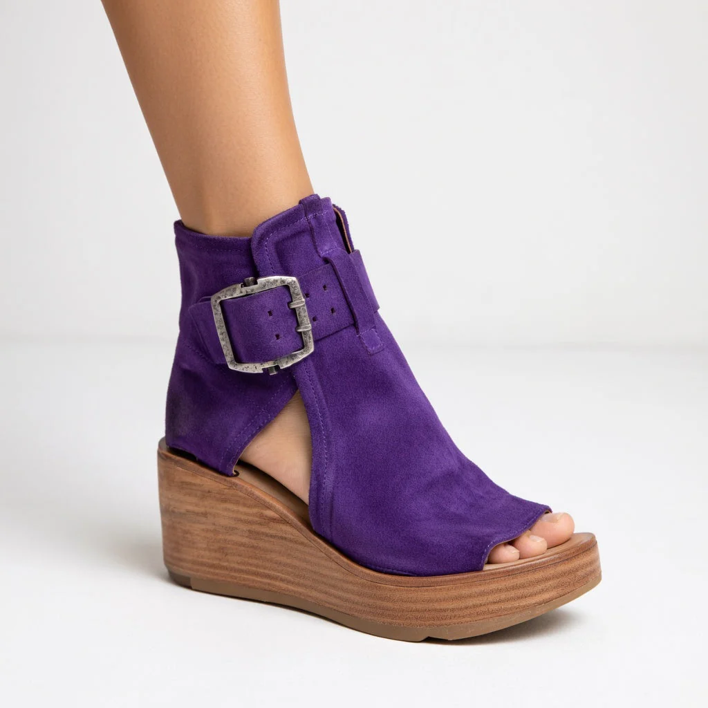 Otap™ – Moderne Stiefeletten mit Keilabsatz und offener Zehenpartie - Image 3