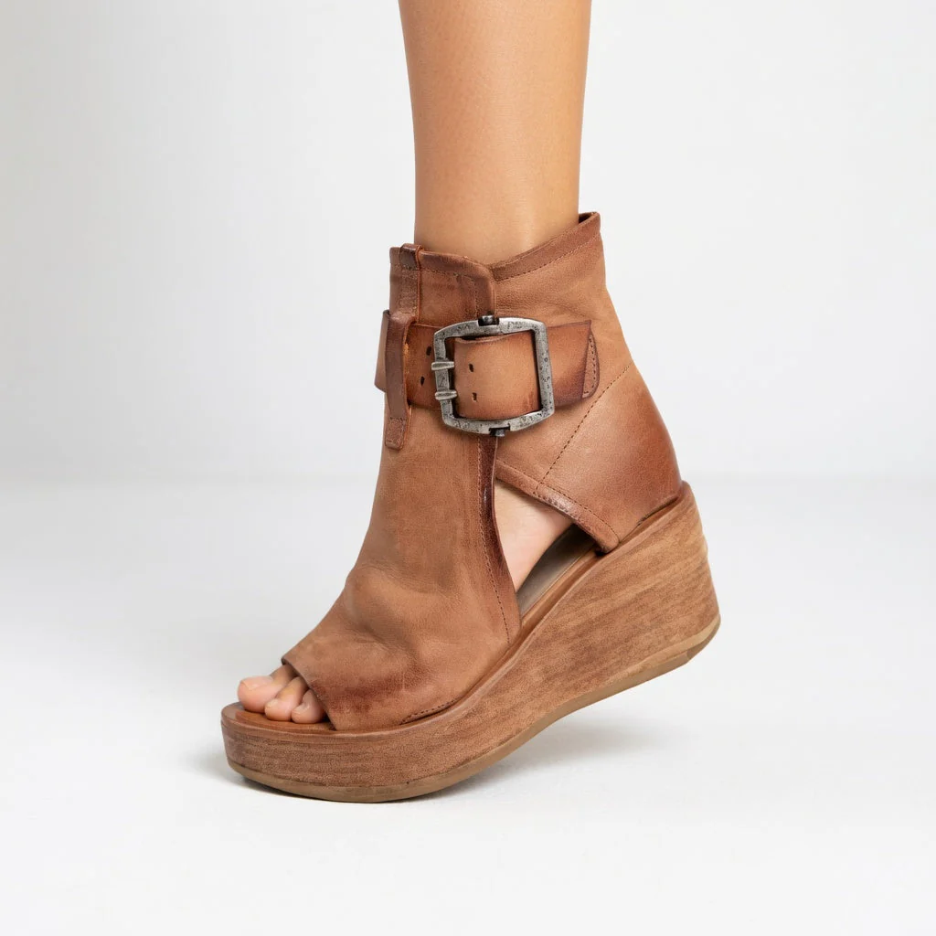 Otap™ – Moderne Stiefeletten mit Keilabsatz und offener Zehenpartie - Image 4