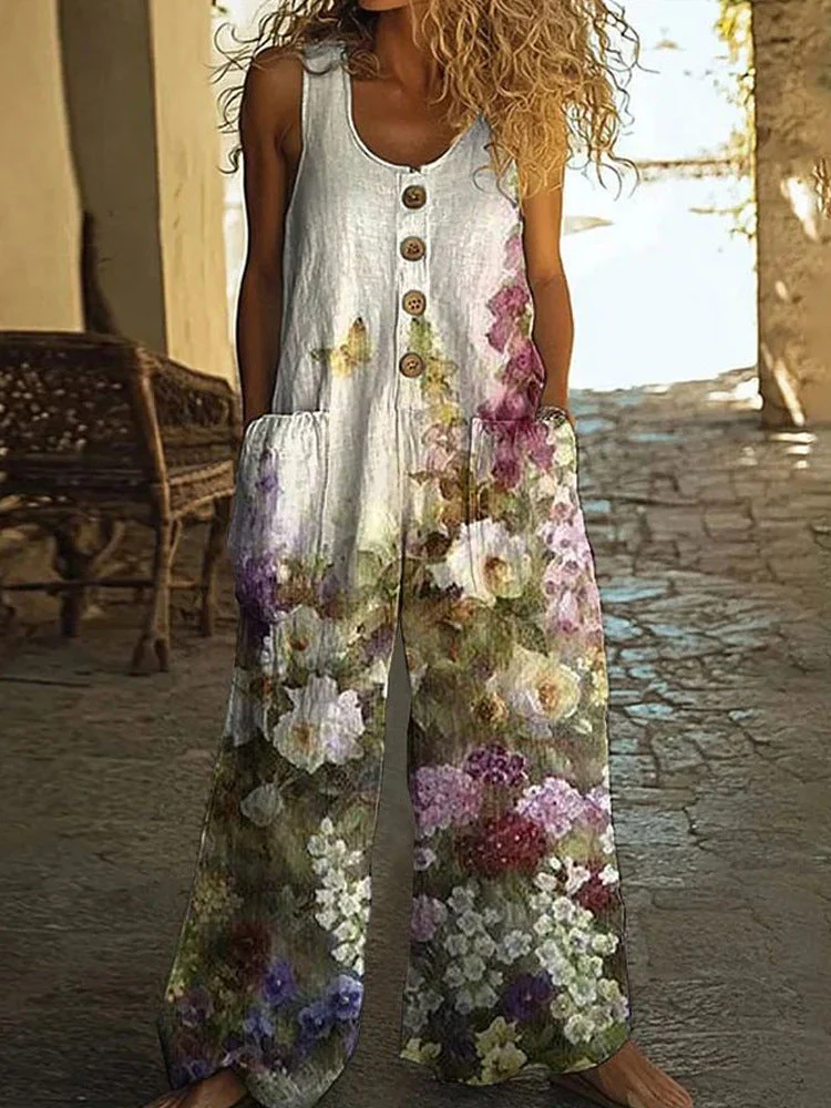 Realyn™ – Blumiger ärmelloser Jumpsuit - Image 4