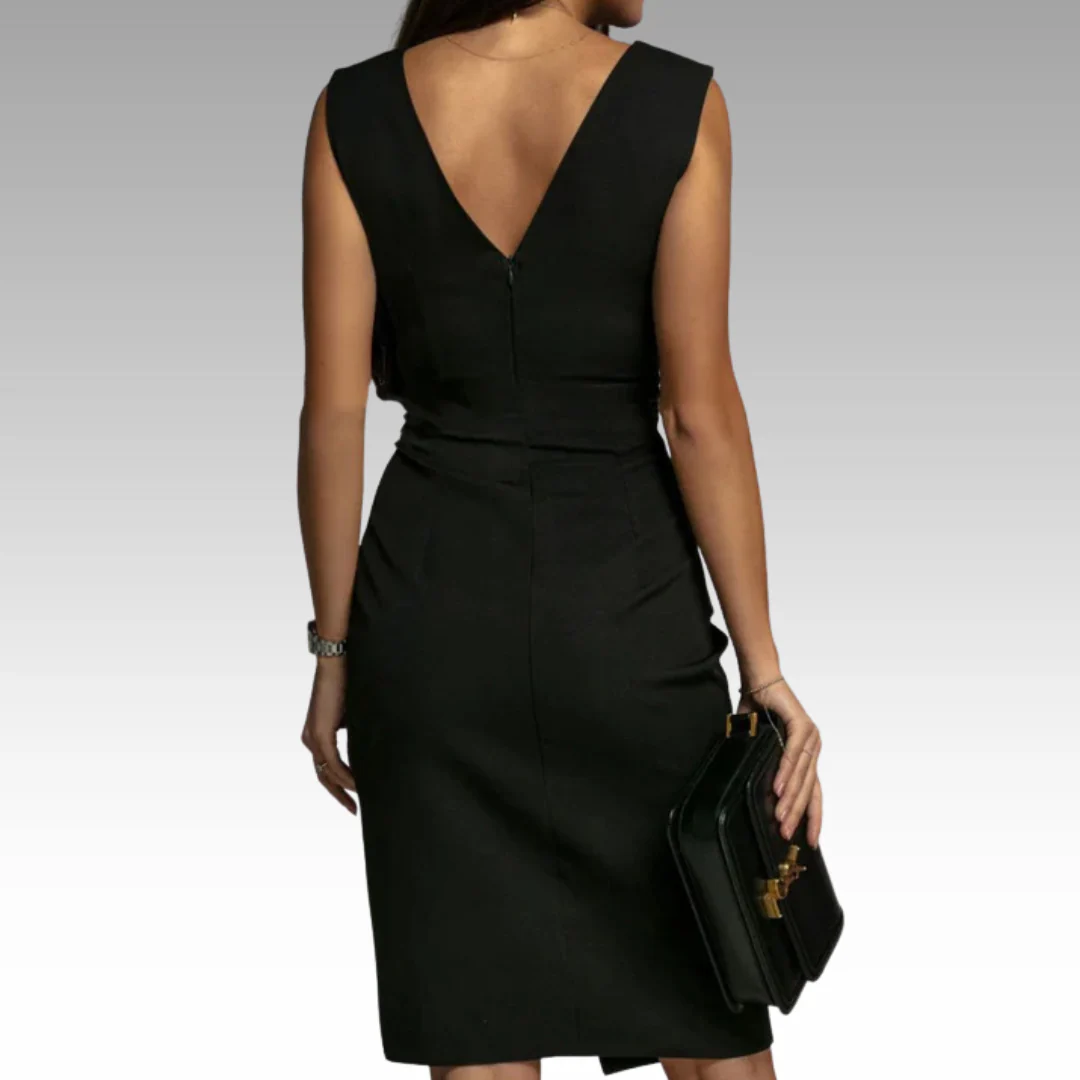 Regalia™ – Elegantes Figurbetontes Kleid mit V-Ausschnitt und Schlitz - Image 8