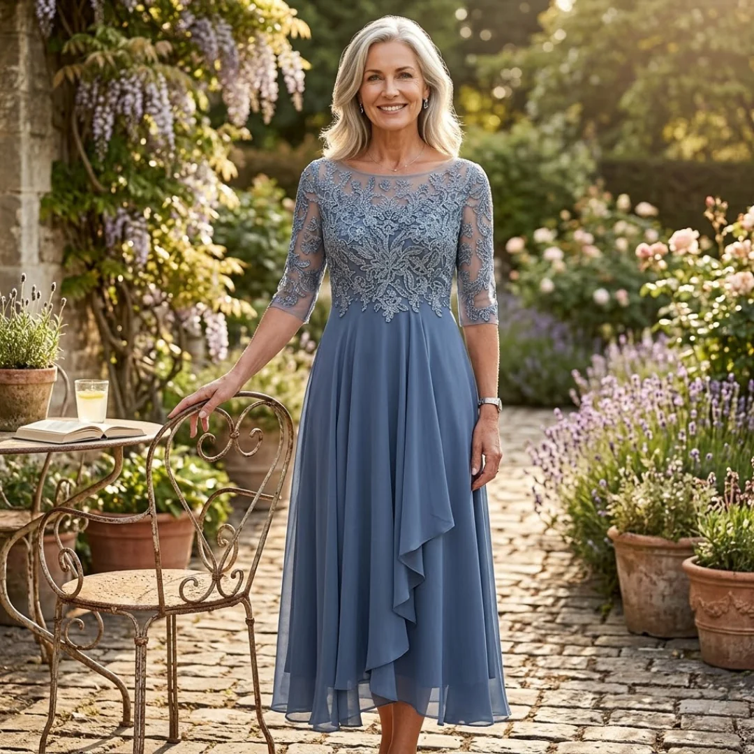 Renda™ - Elegantes Spitzenkleid