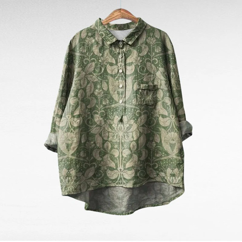 Retro Blumenbluse - Image 2
