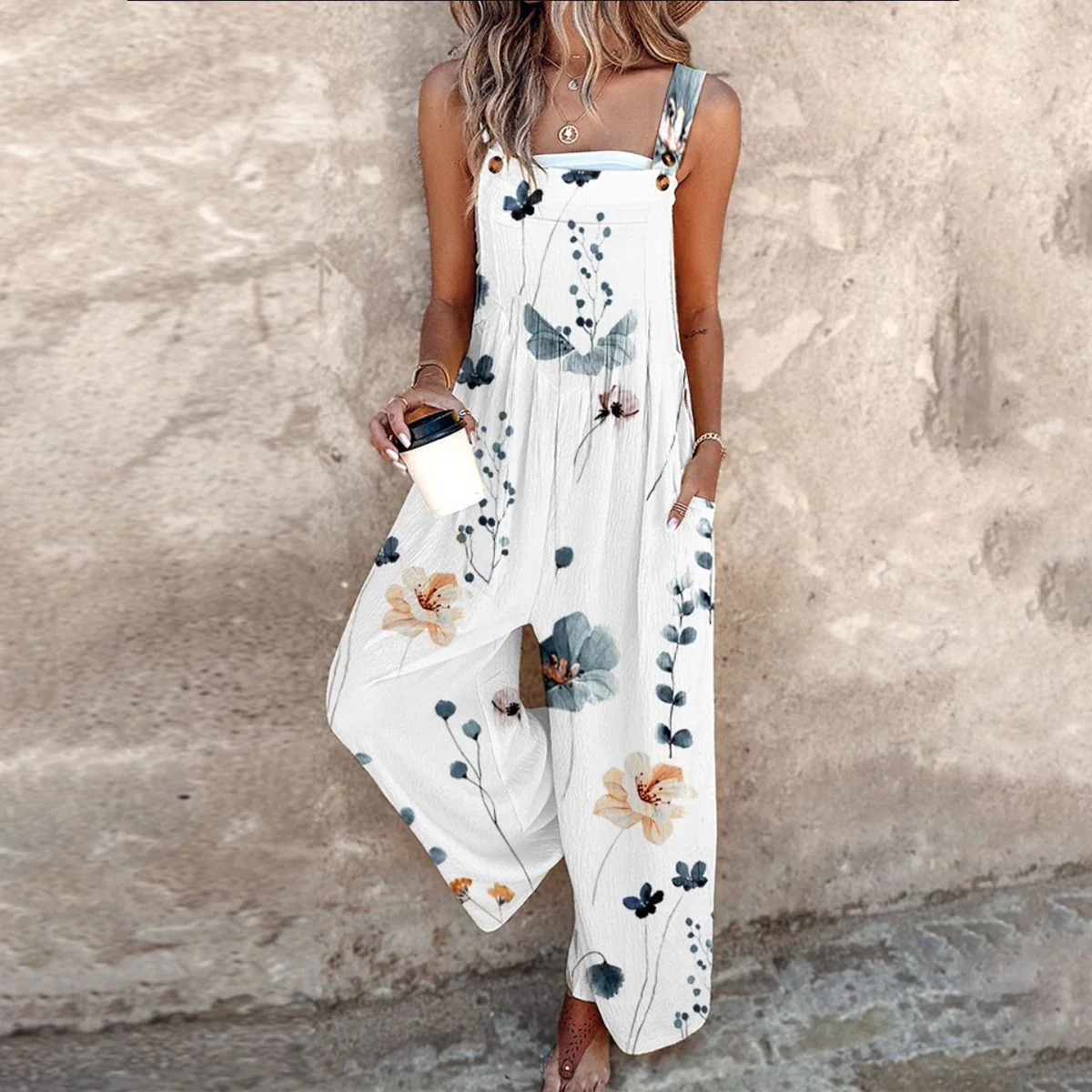 Rhina™ - Bequeme Bedruckte Latzhose - Image 3