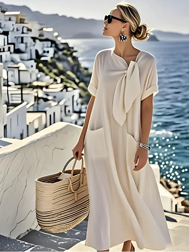 Ella™ - Kleid mit Accessoire um den Hals - Image 2