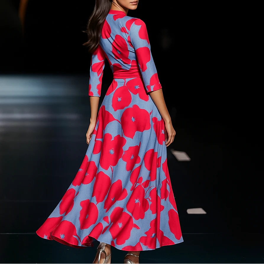 Sanne™ - Bequeme Kleid mit Dreiviertelärmeln - Image 3