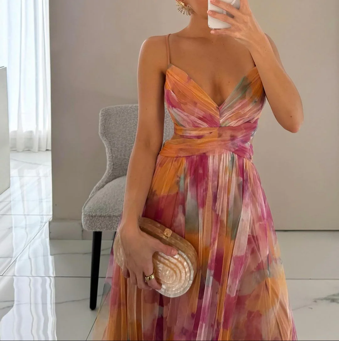 Sanne™ - Romantisches Fließendes Abendkleid - Image 2