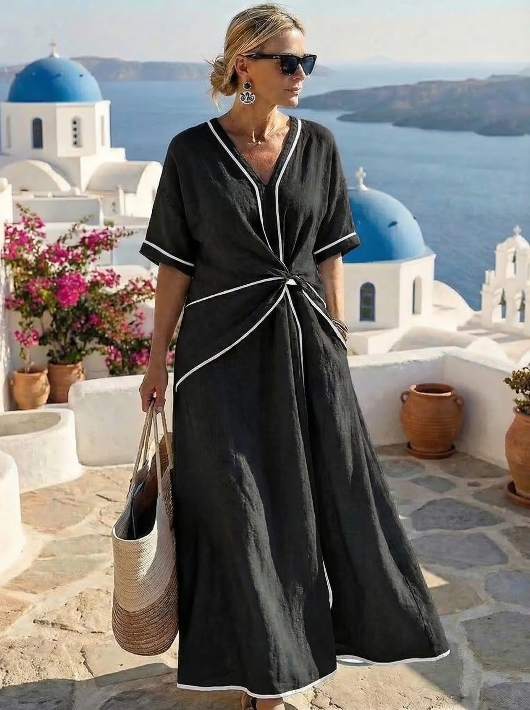 Santorini™ - Luftig Sommerkleid - Image 3