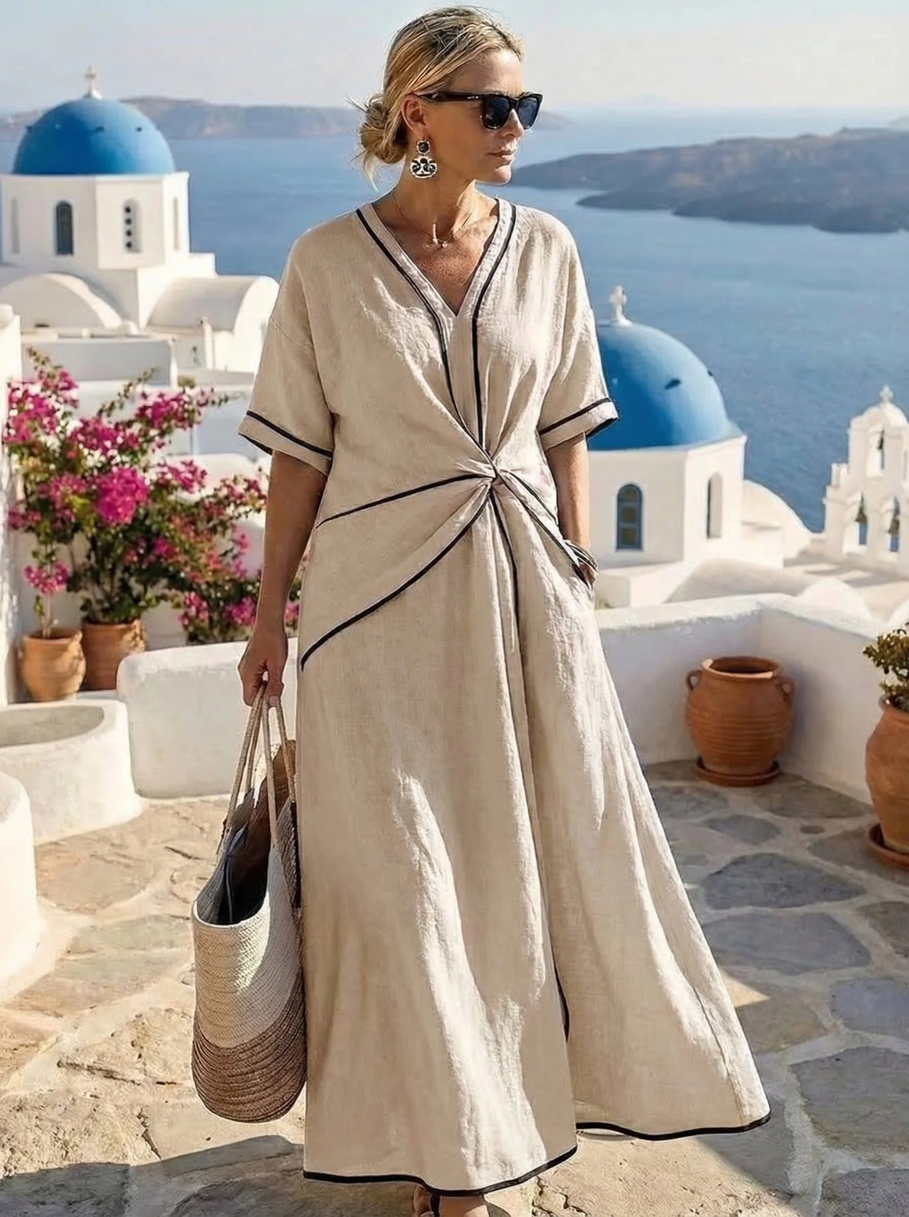 Santorini™ - Luftig Sommerkleid - Image 4
