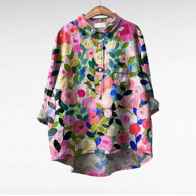 Séraphine - Künstlerische Blumenbluse - Image 2