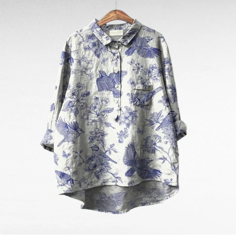 Séraphine - Künstlerische Blumenbluse - Image 4