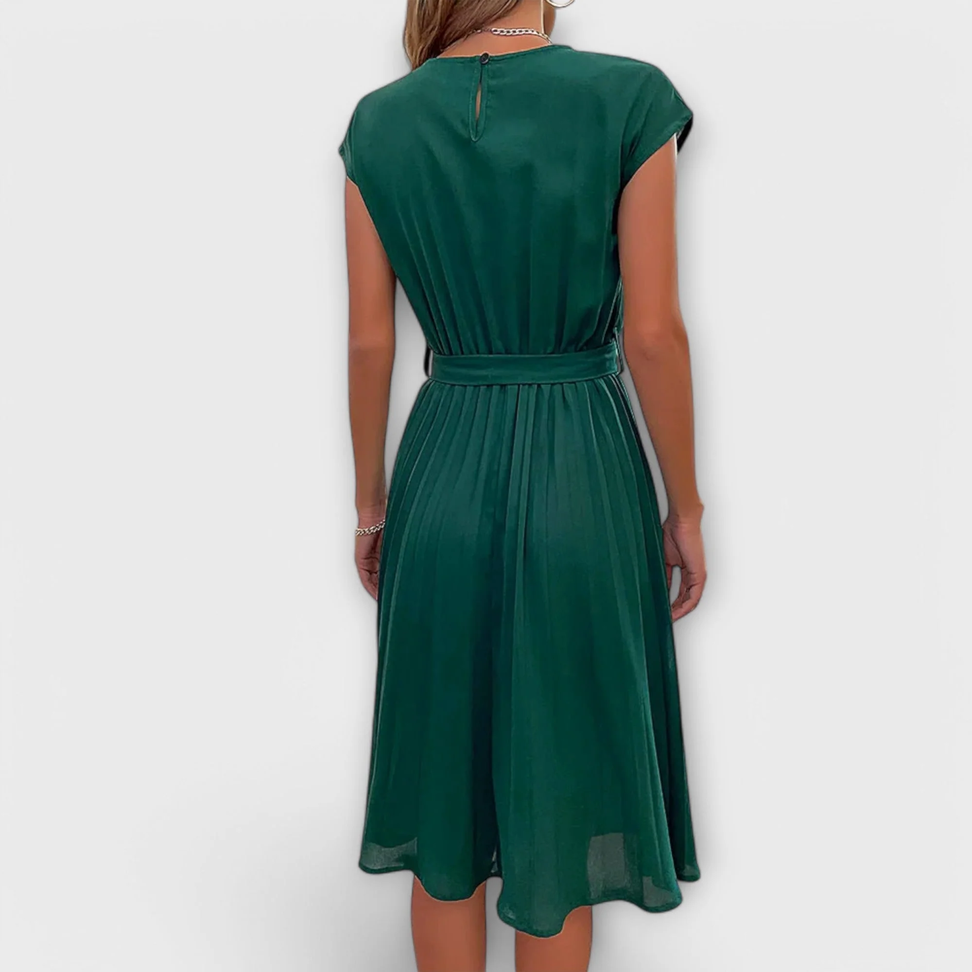 Shira™ - Sommer Midi Plissee Kleid - Image 3