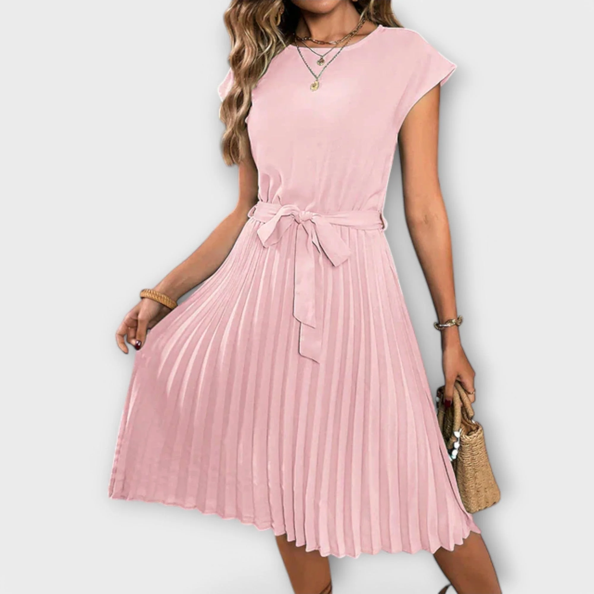 Shira™ - Sommer Midi Plissee Kleid - Image 7