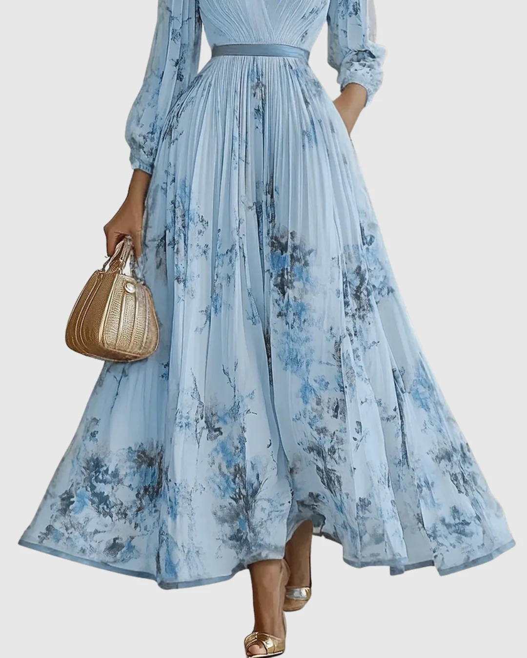 Siena™ - Elegante Plissee Maxi Kleid - Image 10