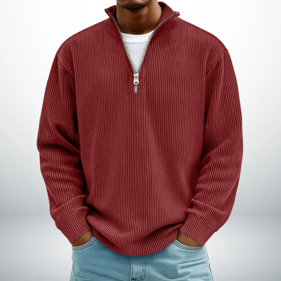 Snovia™ – Hochwertiger Herrenpullover mit Halbreißverschluss - Image 10