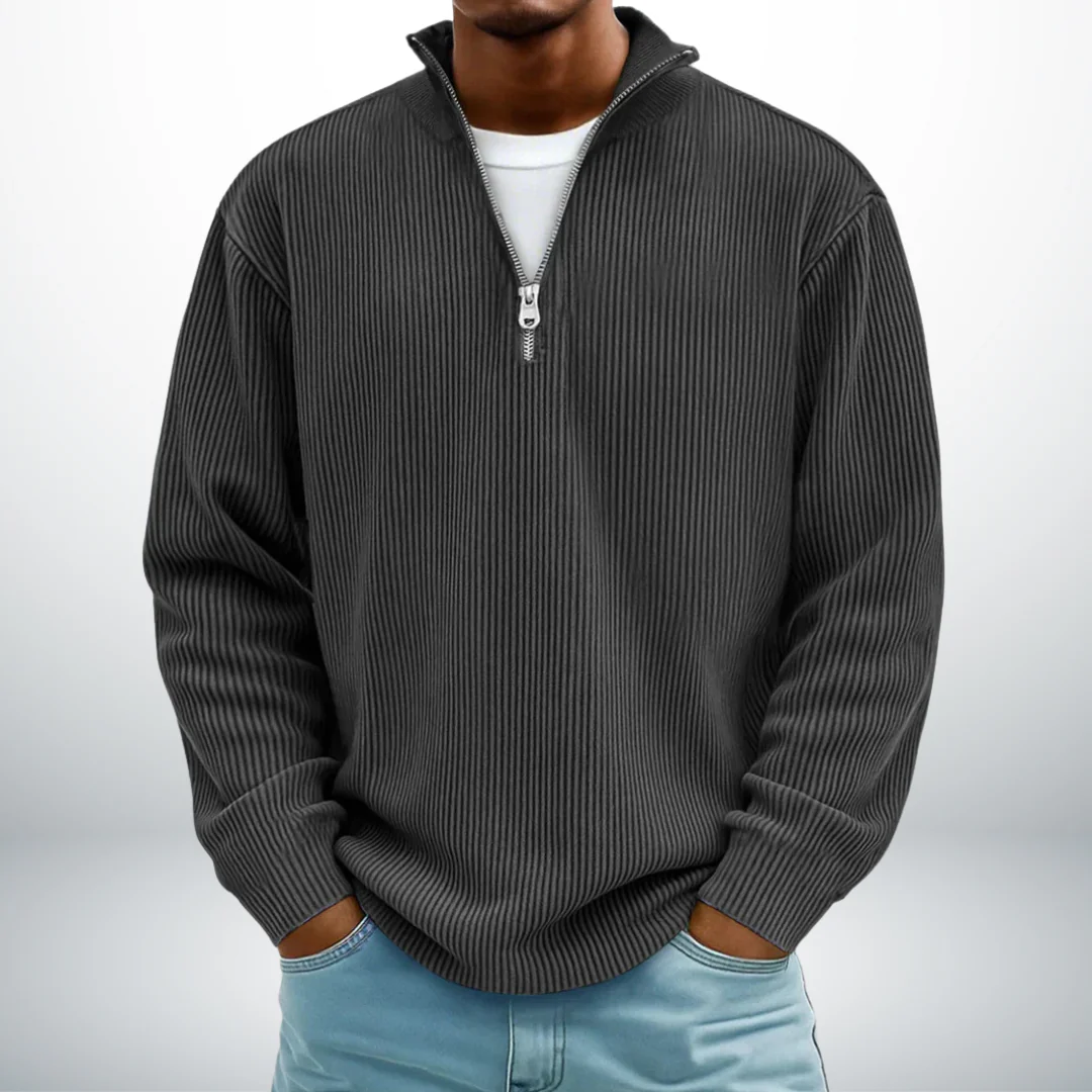 Snovia™ – Hochwertiger Herrenpullover mit Halbreißverschluss - Image 7