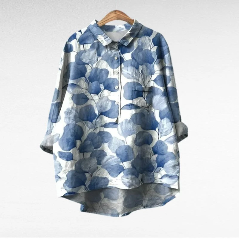 Solène - Elegante Blumenbluse - Image 4