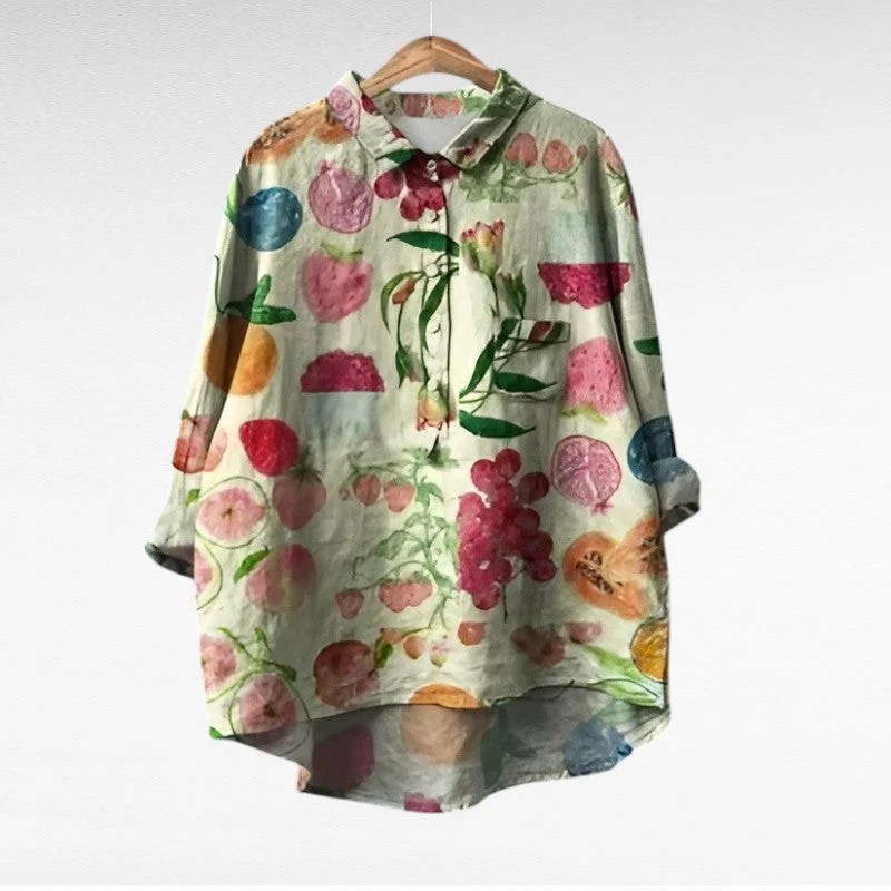 Solène - Elegante Blumenbluse - Image 5