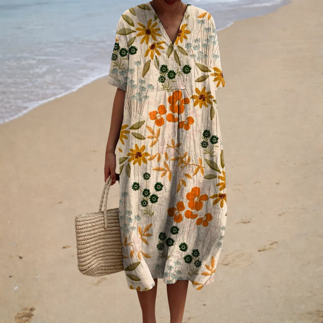 Sommerliche Bequemes Kleid