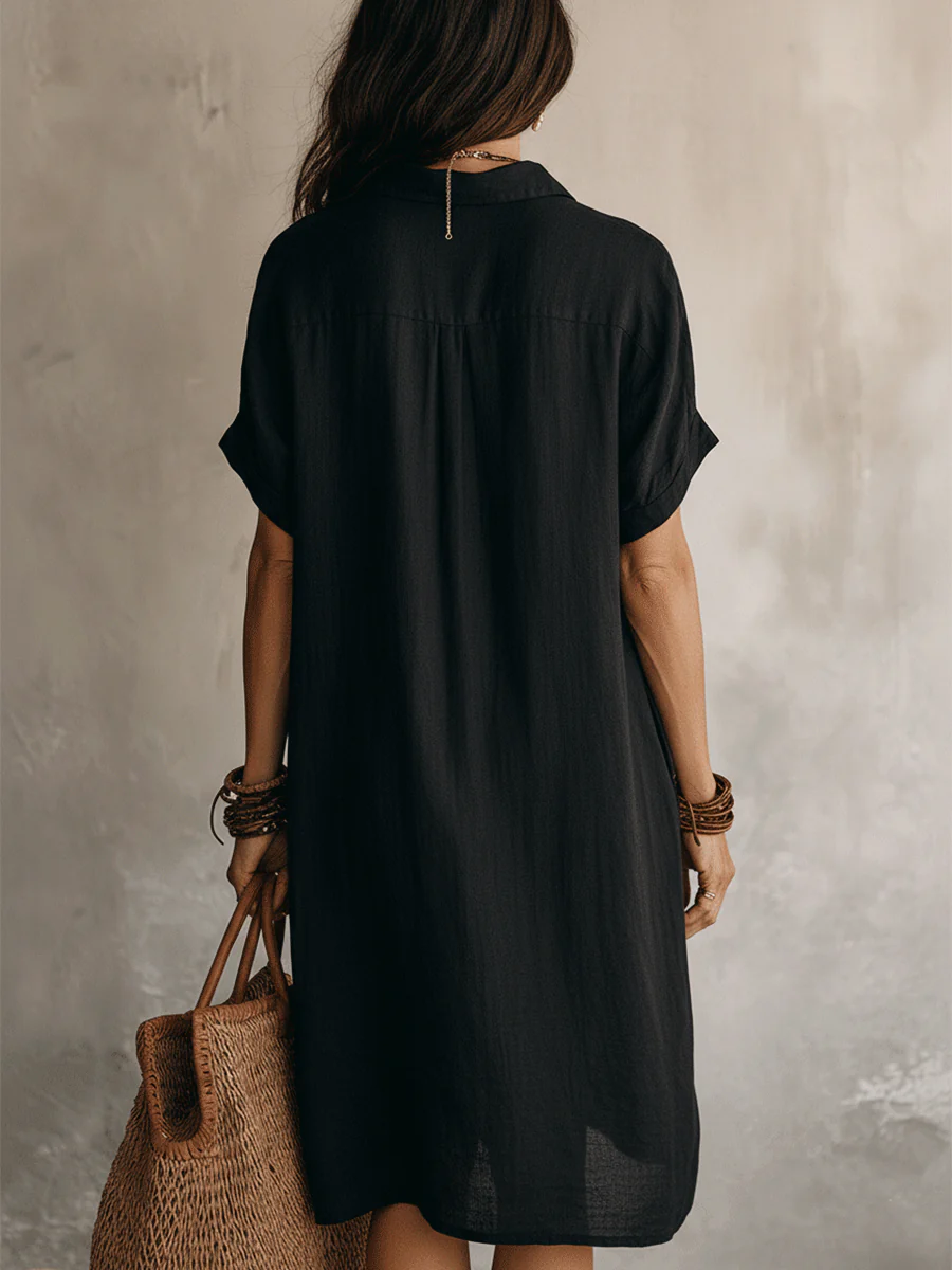Sorla™ - Halblanges Hemdkleid mit Knöpfen - Image 5
