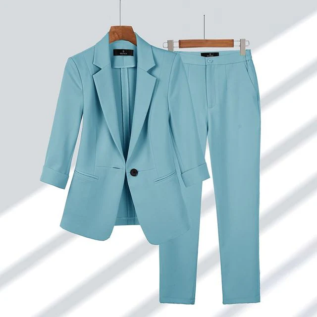 Suitora™ - Elegantes Zweiteiliges Set mit Blazer und Hose - Image 3