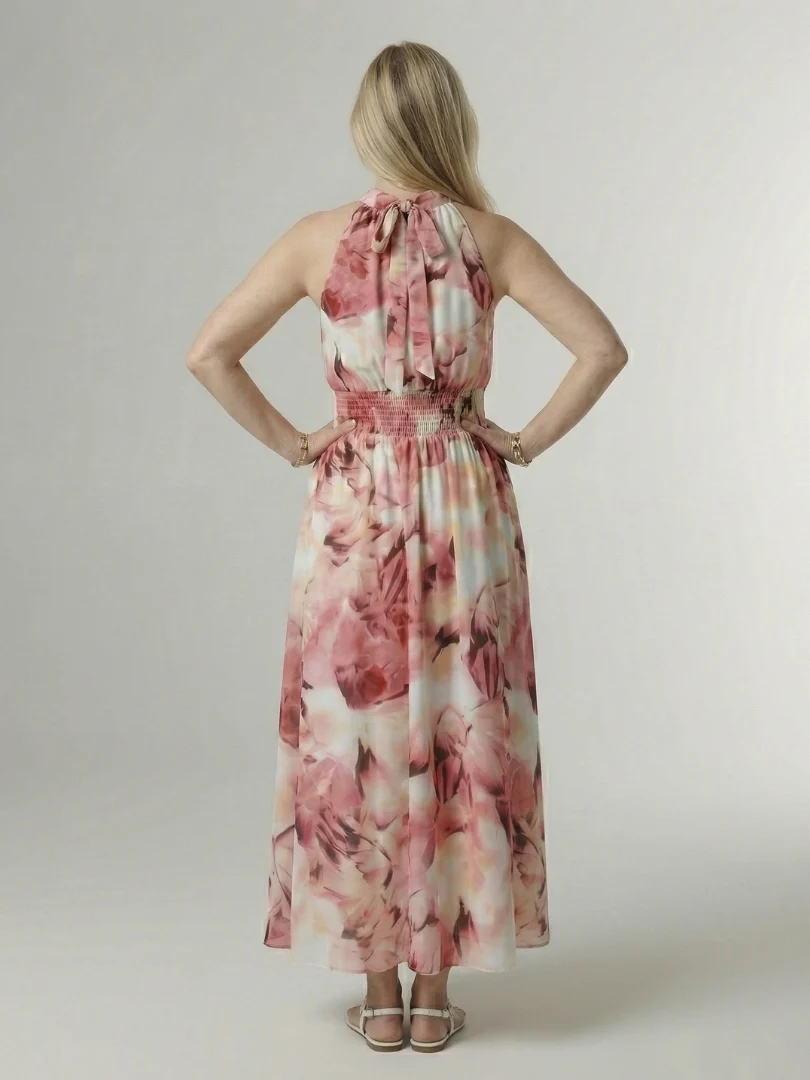 Sylin - Midikleid mit Neckholder und geraffter Taille - Image 12